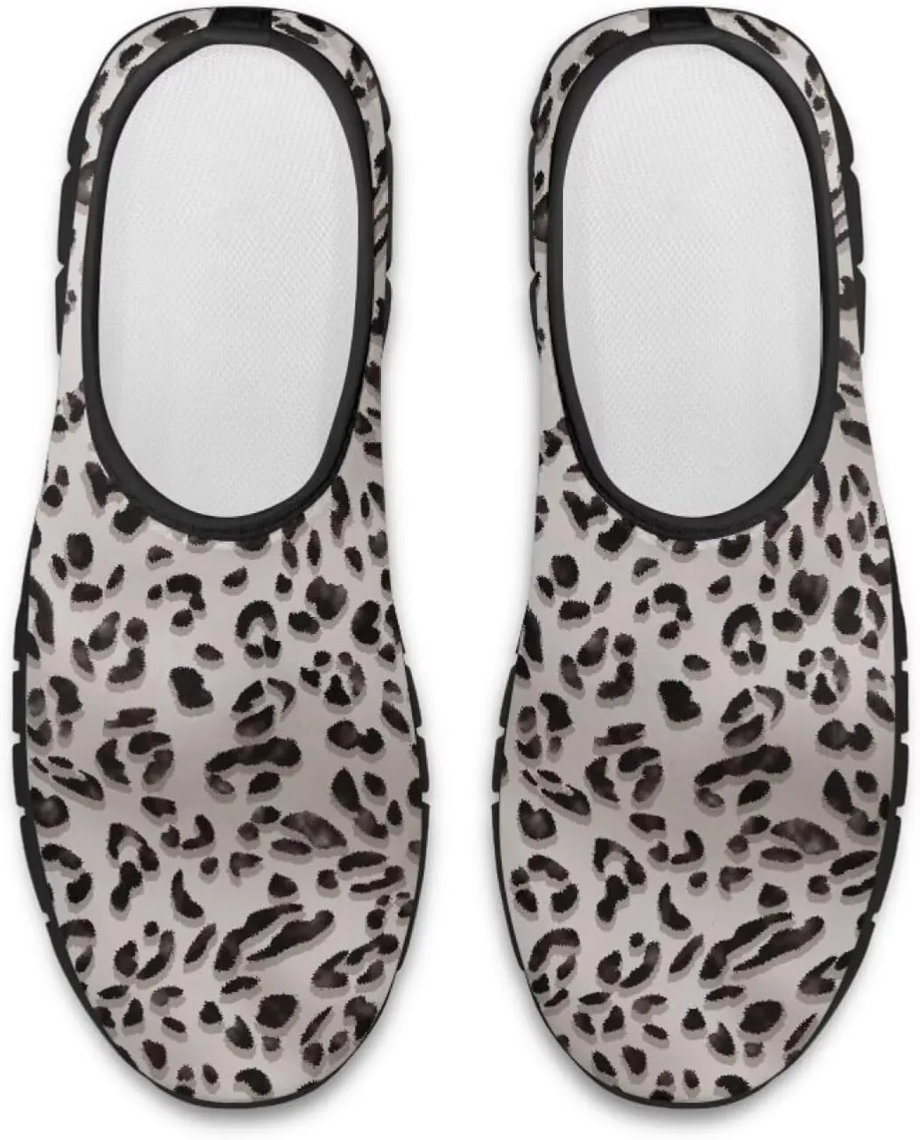 Animal Print Loafers for Women Dressy Non Slip Breathable Athletic Sneaker Lightweight Low Cut Tennis Shoes Flat Walking Driving Shoe