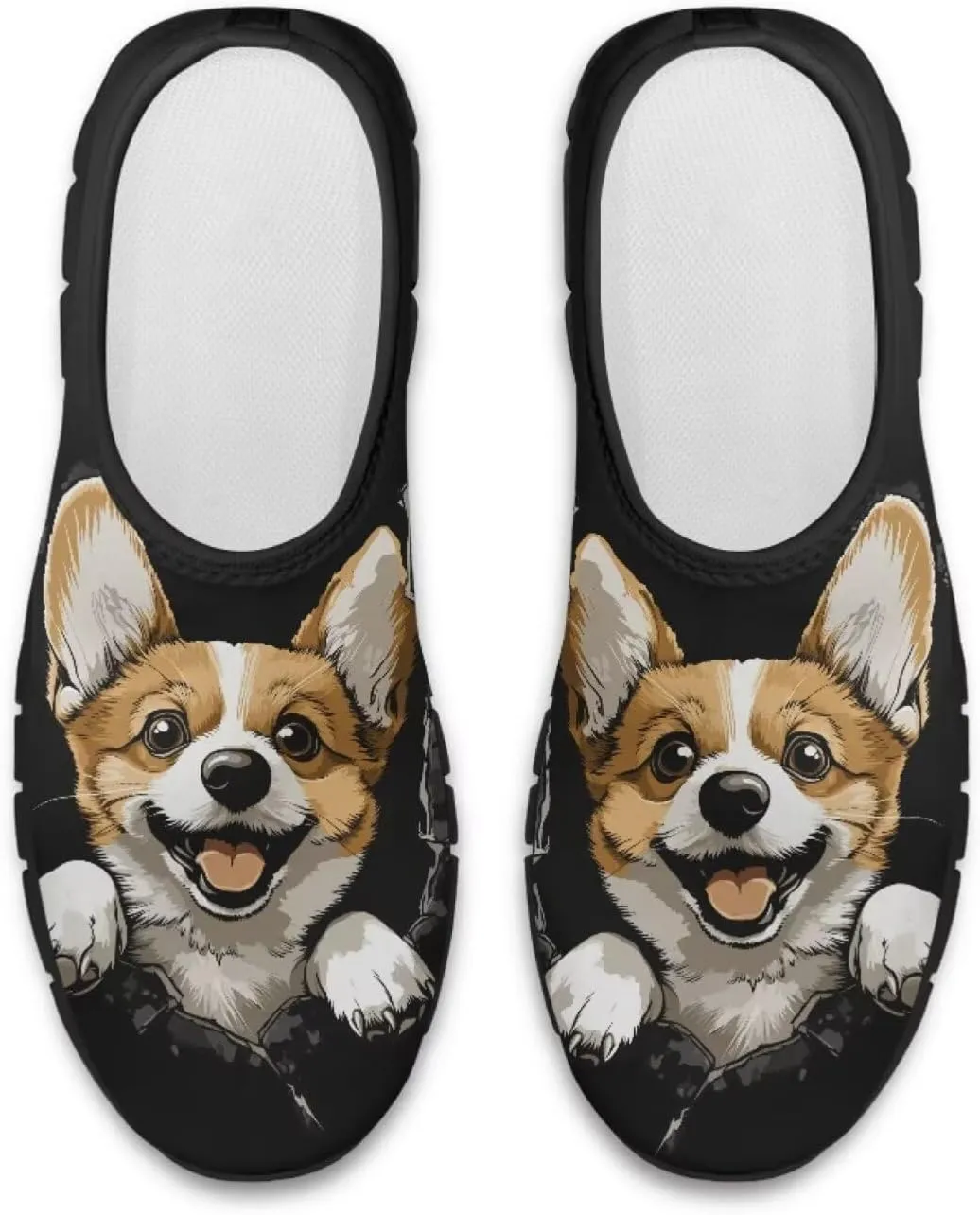 Dogs Loafers Sneakers for Women Fashion Tennis Shoes Slip On Lightweight Walking Low Cut Sneaker Comfort Soft Sole Shoe Loafer