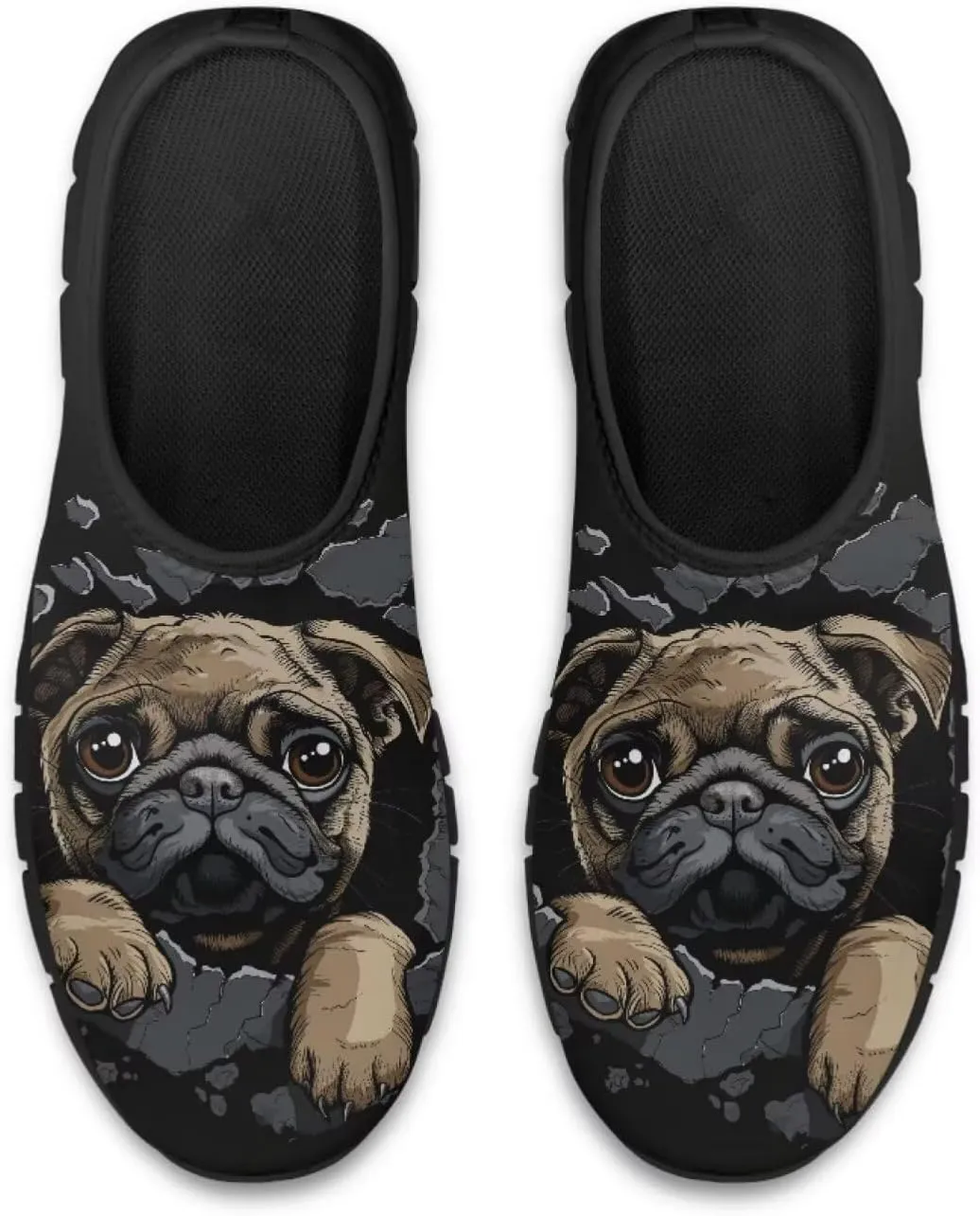 Dogs Loafers Sneakers for Women Fashion Tennis Shoes Slip On Lightweight Walking Low Cut Sneaker Comfort Soft Sole Shoe Loafer