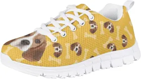 Kids Mesh Sneakers Graphic Cat Dog Print Cute Running Tennis Shoes for Girls and Boys