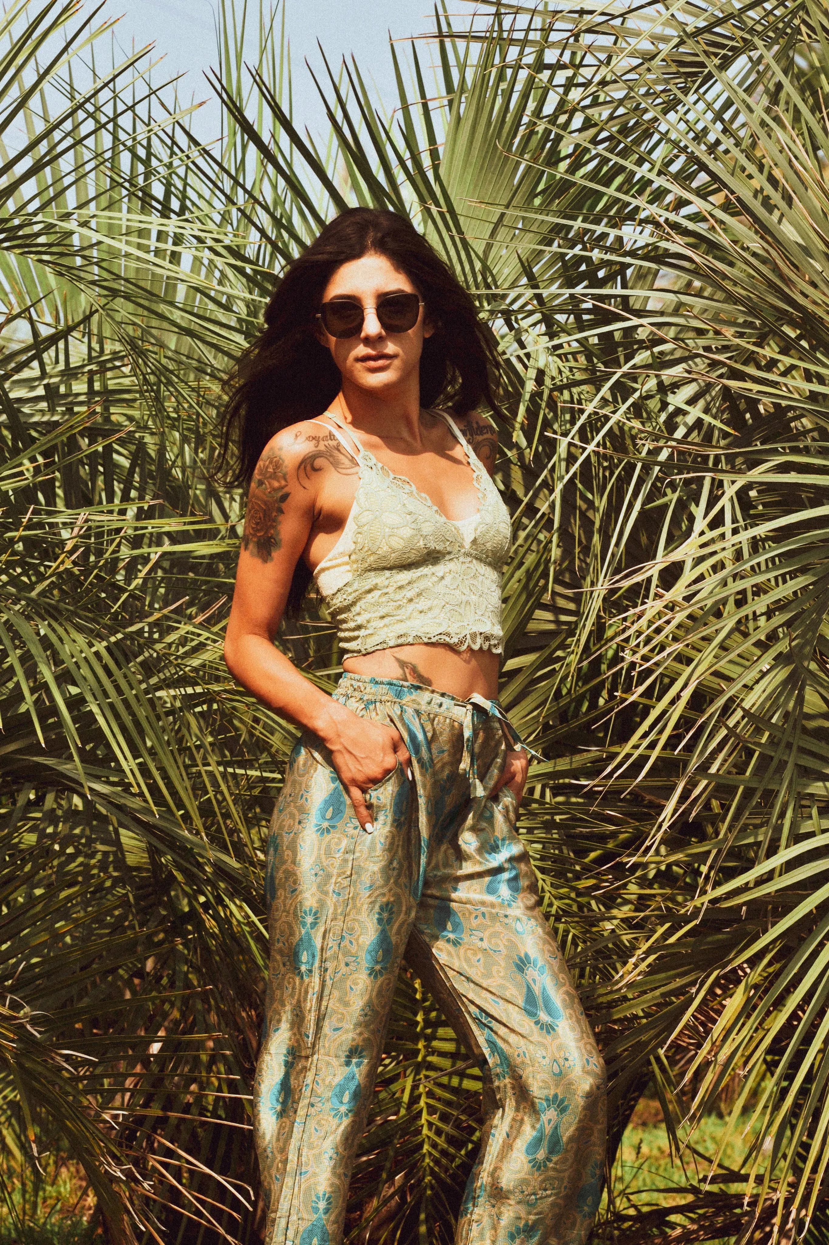 Upcycled Sari Pants