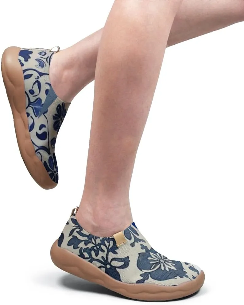 Women's Floral Slip-on Shoes Various Styles Comfortable Lightweight Art Travel Sneakers Casual Floral Fashion Loafers