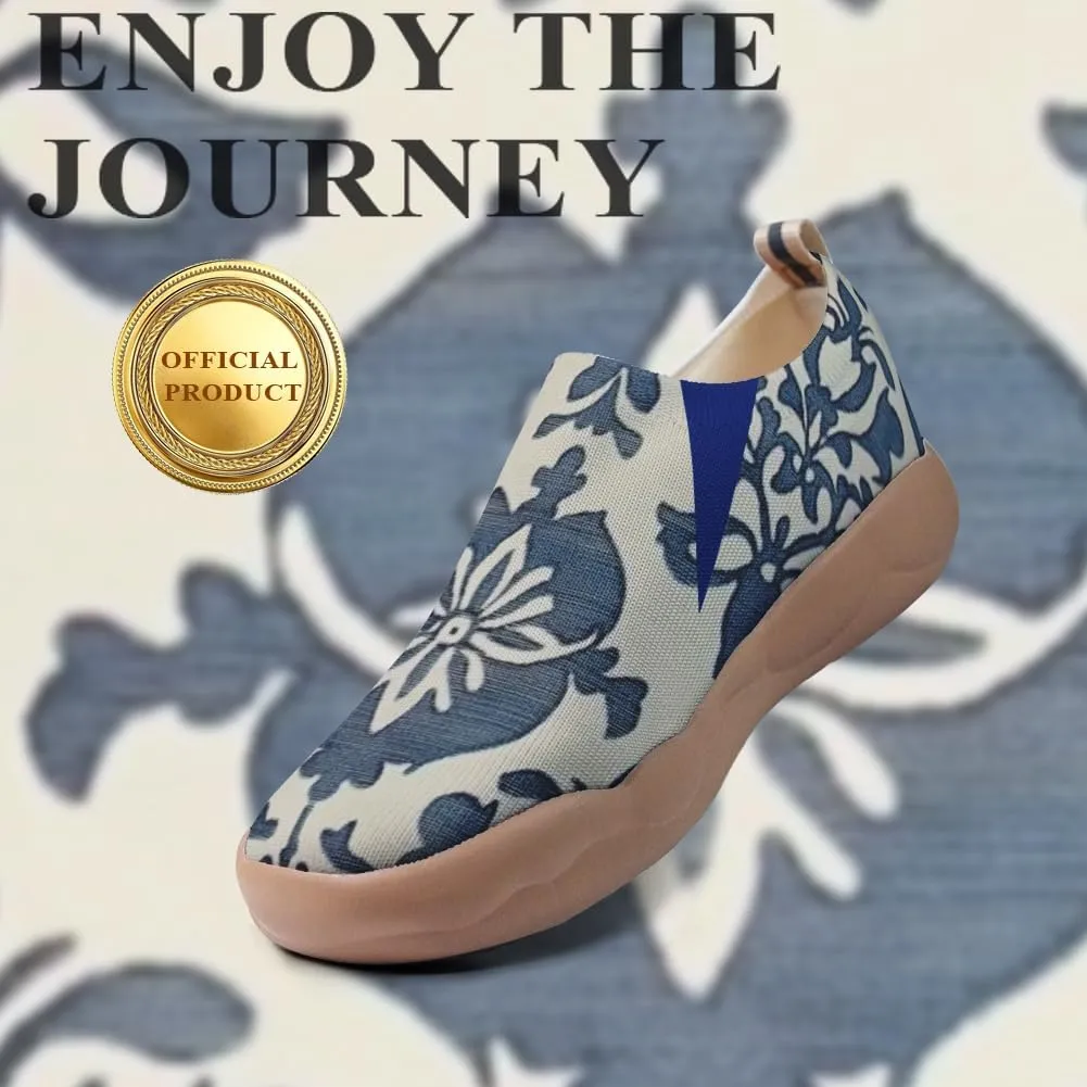 Women's Floral Slip-on Shoes Various Styles Comfortable Lightweight Art Travel Sneakers Casual Floral Fashion Loafers