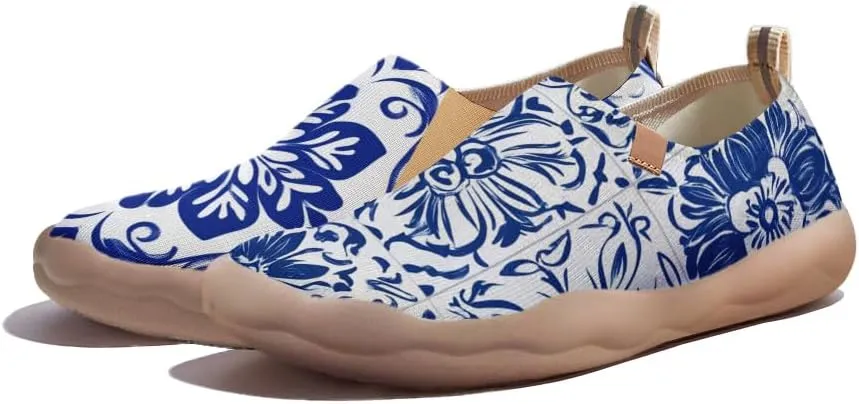 Women's Floral Slip-on Shoes Various Styles Comfortable Lightweight Art Travel Sneakers Casual Floral Fashion Loafers