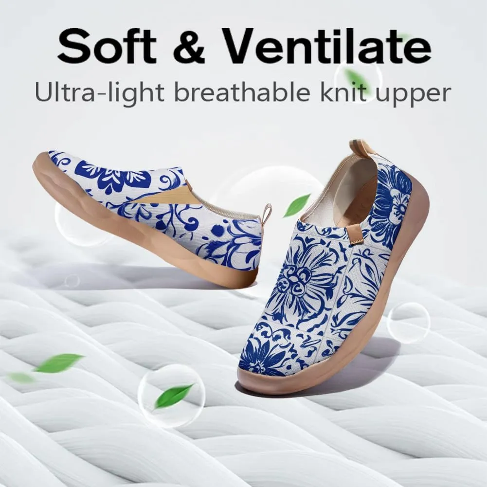 Women's Floral Slip-on Shoes Various Styles Comfortable Lightweight Art Travel Sneakers Casual Floral Fashion Loafers