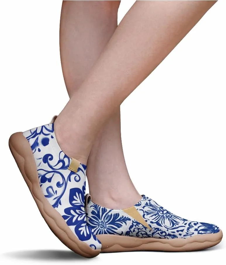 Women's Floral Slip-on Shoes Various Styles Comfortable Lightweight Art Travel Sneakers Casual Floral Fashion Loafers