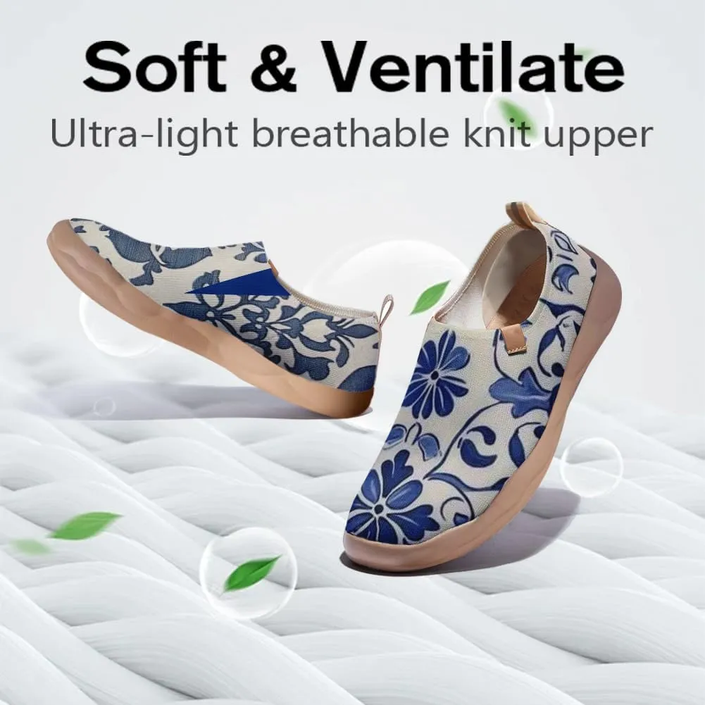 Women's Floral Slip-on Shoes Various Styles Comfortable Lightweight Art Travel Sneakers Casual Floral Fashion Loafers